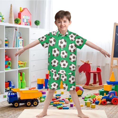 Image of visesunny Boy Floral Short Sleeve Button Down Shirt & Casual Shorts Set Summer Outfits 3-10 Years Clothes