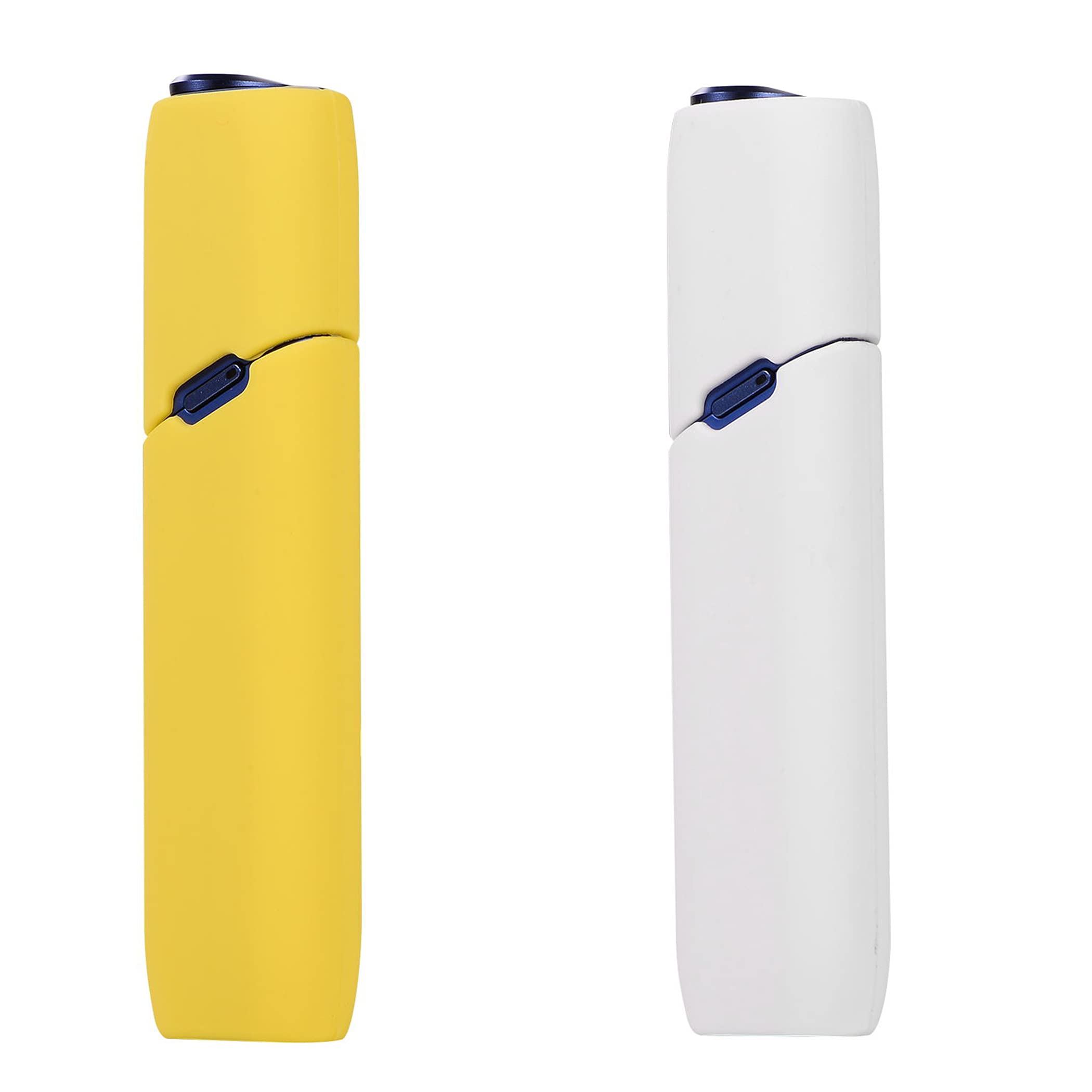 ZUYOOK Good Feeling Rubber Paint one-Piece Protective Shell Silicone Protective Case Anti Dust adn Scratch Waterproof Cover for Compatible IQS 3.0 Multi 2pack (White+Yellow)