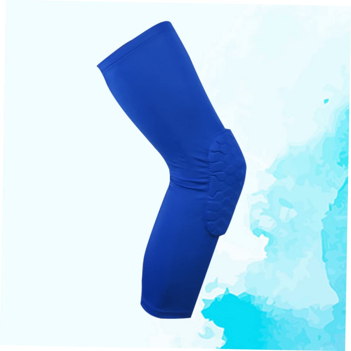 balacoo Sports Basketball Knee Pads Honeycomb Protection Supportive Brace Breathable Leg Sleeve Compression Support Pads for Running Size s