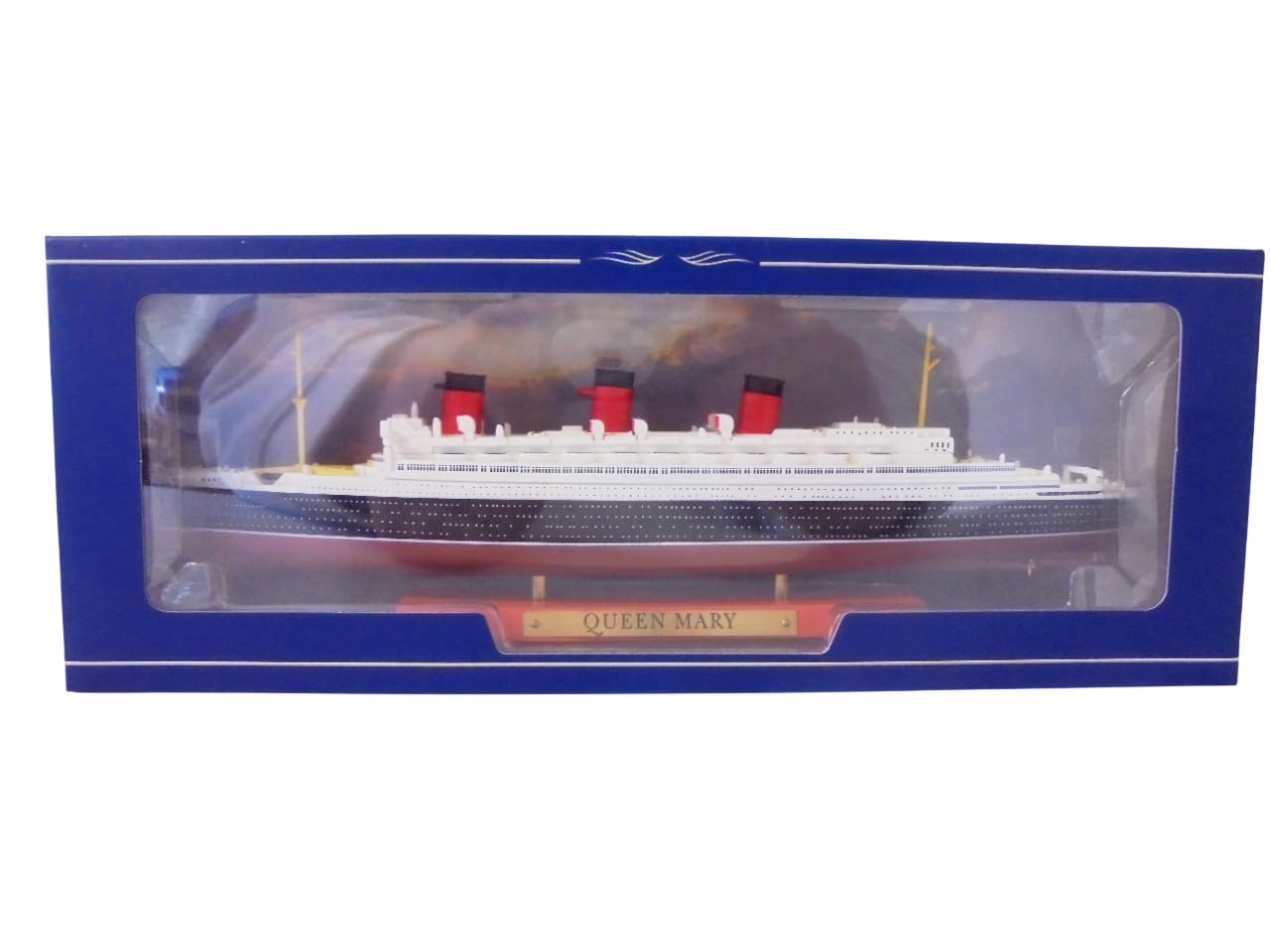 OPO 10 - Replica in Miniatura da Collezione del Famoso transatlantico RMS Queen Mary Scala 1/1250 o 25 cm - Queen Mary
