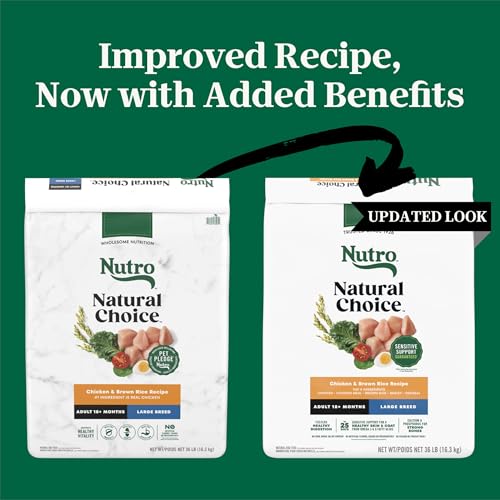 Image of Nutro Natural Choice Large Breed Adult Dry Dog Food, Chicken & Rice, 36 lb