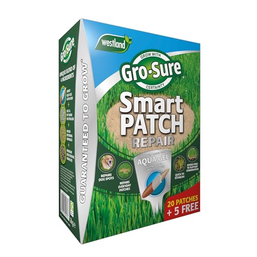 Gro-sure 20500265 Smart Lawn Repair 20 Patches +5 Free Natural