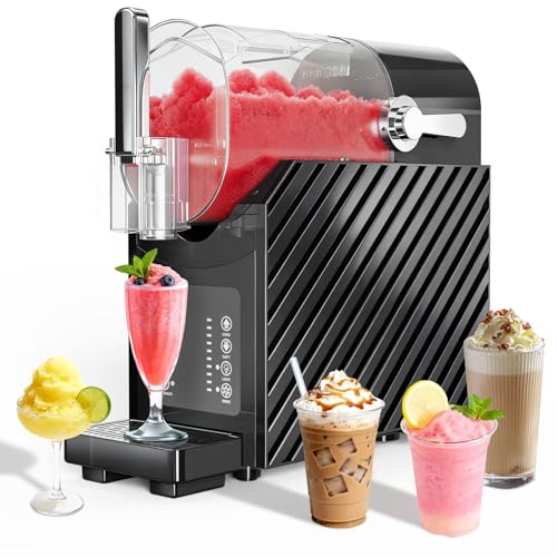 Image of Erivess Slushie Machine, 85 oz Slushy Maker for Home with Auto-Clean & Low Noise, Professional Frozen Drink Maker, No Ice Needed, 3 Preset Programs, Frozen Margaritas, Frappes, Milkshake