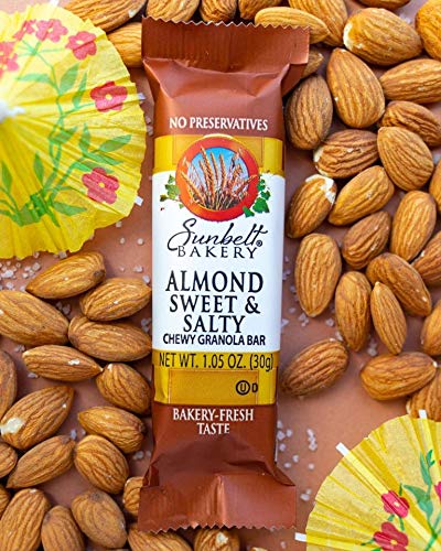 Sunbelt Bakery Almond Sweet & Salty Chewy Granola Bars, 50-1.0 OZ Bars (5 Boxes)