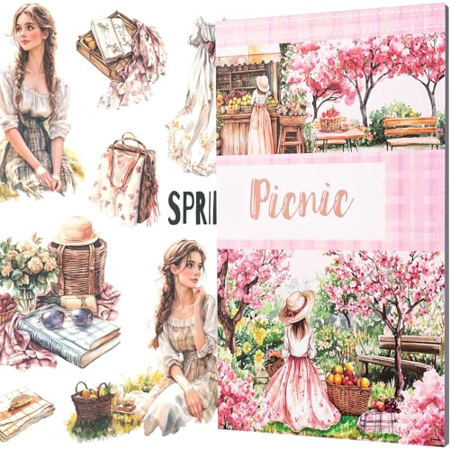 Album autocollants scrapbooking pique-nique YagCu pour journaling