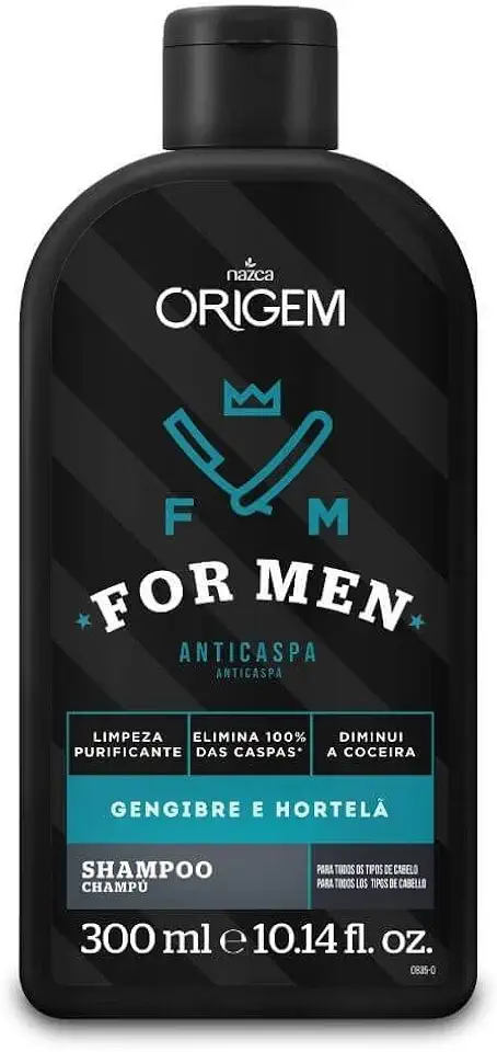 Origem For Men Shampoo Anticaspa 300Ml