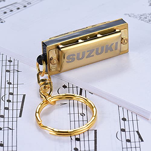 Harmonica Harmonica Mini 5 trous 10 tonalités harmonica porte – clés C clé or amovible harmonica instruments de musique… - Les Beatles, Paul McCartney, John Lennon, RIngo Starr, George Harrison Harmonica Harmonica Mini 5 trous 10 tonalités harmonica porte - clés C clé or amovible harmonica instruments de musique… – Image 5