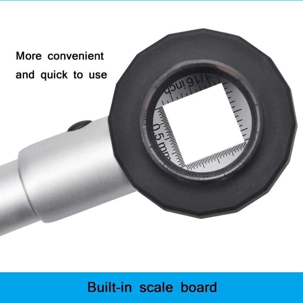 LED-Handlupe mit Licht, verzerrungsfrei, leicht, ideal zum Lesen.