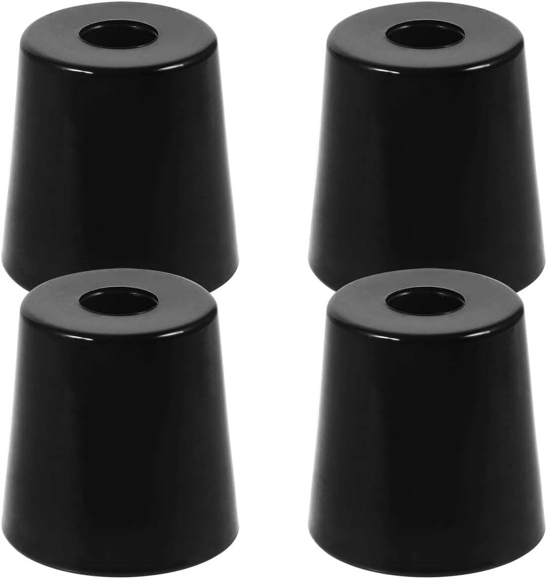 4 pieces stop buffer for truck gates, cone stop, rubber buffer for trailer doors, protects and scratches, stabilises doors during transport