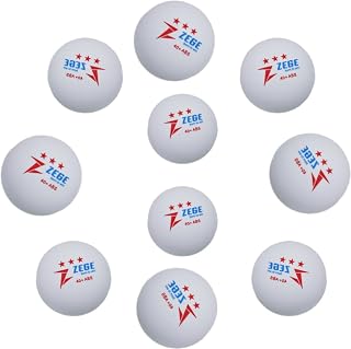 HOPE KART Professional Table Tennis Balls for Ping Pong tt Balls 3 Star 40+ ABS Polymer for Kids Adult, 40 mm Dia, Round, White (10)