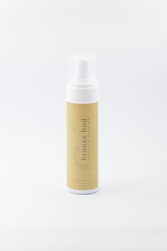 Mousse autobronceador violeta Autobronceador sin sol, ligera, orgánica, natural, sin rayas Sin olor a bronceado falso, sin desagradables añadidos,