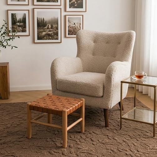 Image of HOMETHREADS Premium Plush Soft 2-Layer Faux Rabbit Fur Embossed Carpet, Washable Area Rug with Anti-Skid Backing for Living Room, Bedroom, Hall & Office, Ultra Soft Floor Carpet(Coffee, 2' x 6' Feet)