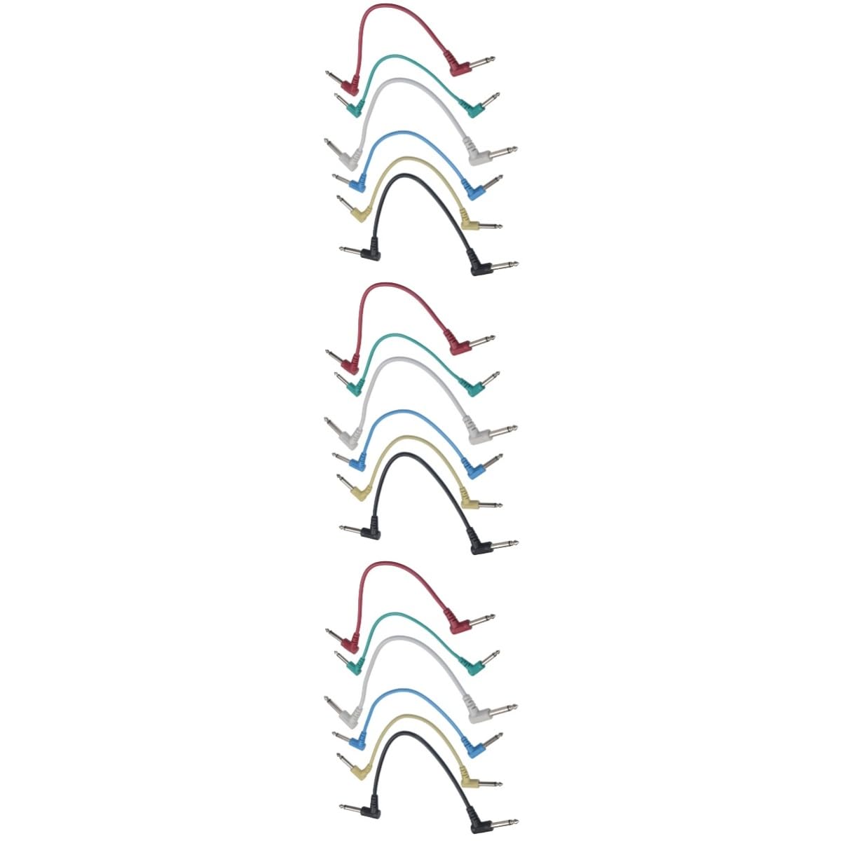 Toyvian 18stücke -gitarre Kabel Austauschbare Effektpedal Patchkabel Für Gitarren Langlebig Und Robust Für Effektgeräte Und Pedalboards