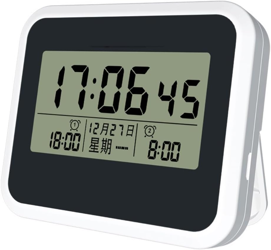 Quiet and Vibrating Charging Alarm Clock Powerful Wake up Tool for Students Stopwatch