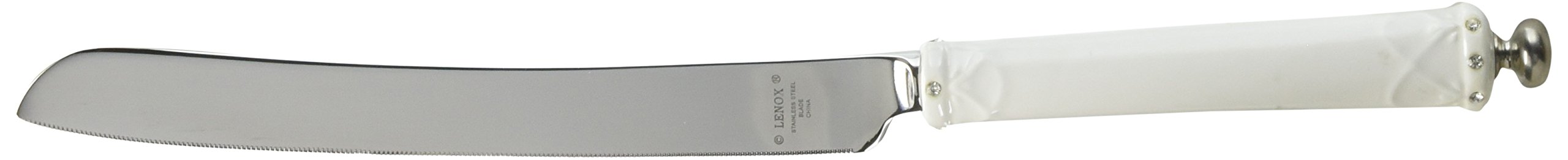 Lenox Bliss Cake Knife, White