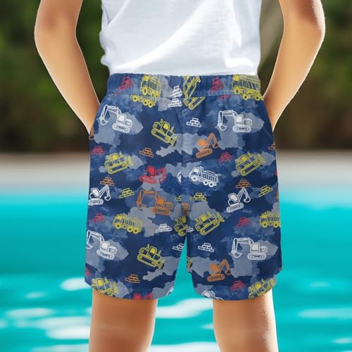 Boys Beach Shorts for Kids Pants with Pockets for Preschool Children3