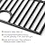 Grill Grates for Nexgrill Home Depot 4 Burner 720-0830H 720-0783E 720-0670C, 17 Inch Cast Iron Cooking Grates Replacement Parts for Charbroil 463241113 463446015 Grill Grates For Outdoor Grill