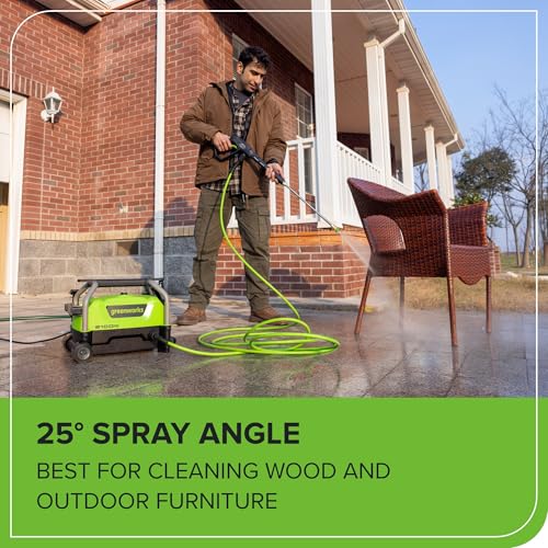 Image of Greenworks 2100 PSI (1.2 GPM) Electric Pressure Washer