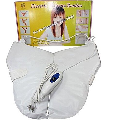 WindMax Heated Mitten SPA Electric Warming White Booties Therapy Foot Warmer 110V US Plug