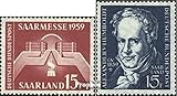 oblitéré Prophila Collection Sarre 447,448 (complète.Edition.) oblitéré 1959 SAAR Salon, Humboldt (Timbres pour Les collectionneurs)