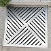 Stainless Steel Drain Grate and Frame, Outdoor Heavy Duty Drain Cover, Stormwater Gutter Cover Metal Sewer Grate, for Driveway Patios Garage Concrete Floor