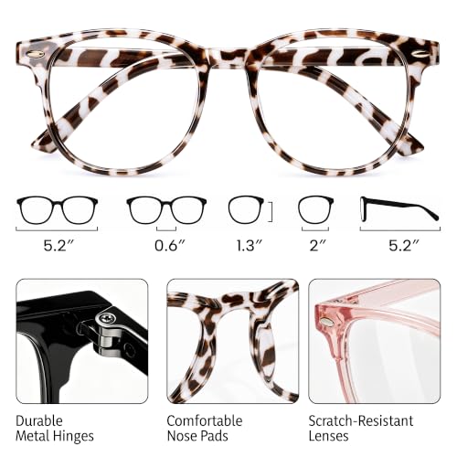 Image of Gaoye Blue Light Glasses for Woman 3 Pack | Half Round, Screen-Ready Computer Glasses Style with UV Protection Coating