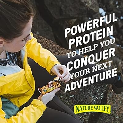 Nature Valley, Protein, Salted Caramel Nut Chewy Bar, 7.1oz Box (Pack of 4)