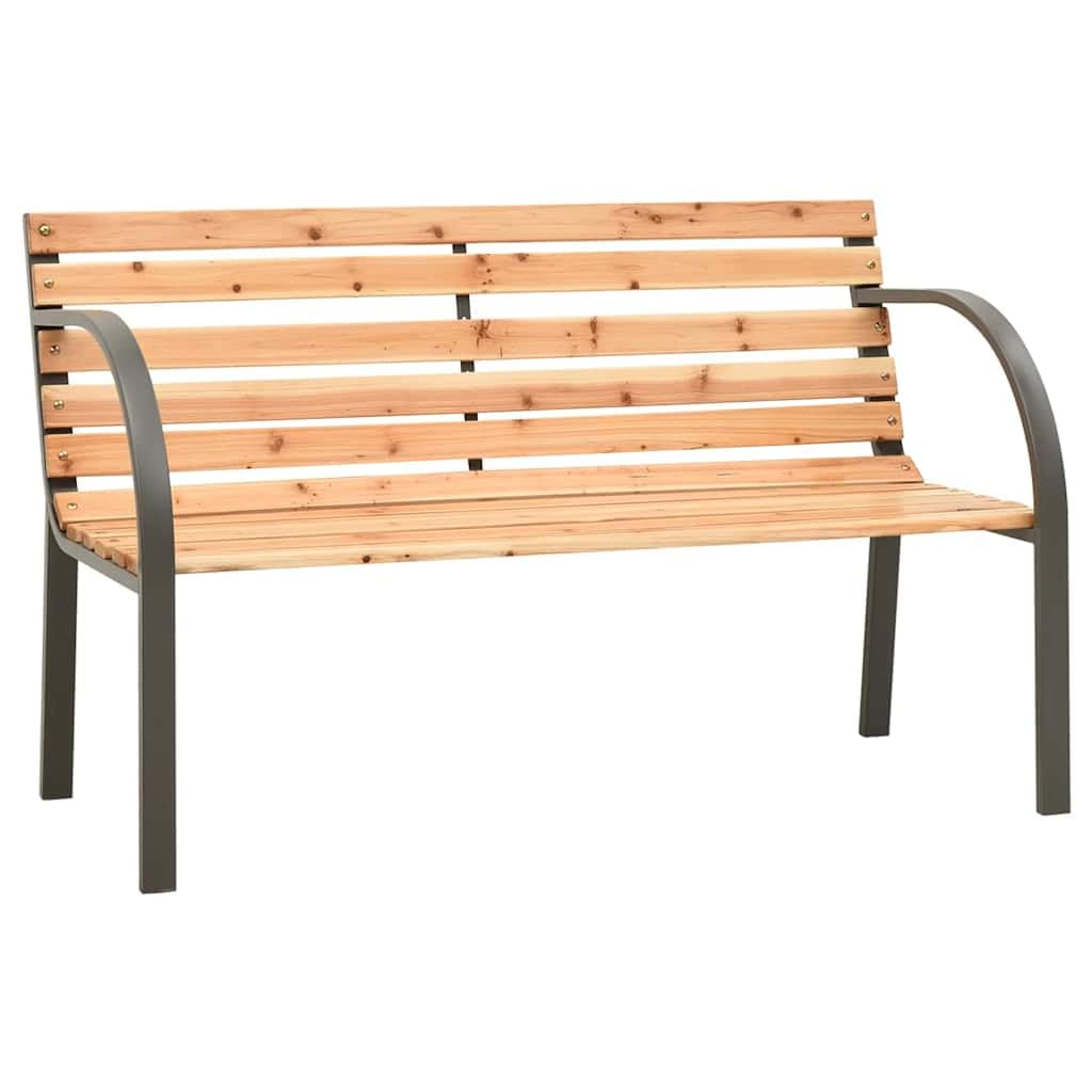 vidaXL Banc de Jardin pour Enfants en Bois de Pin Chinois - Meuble d'Extérieur pour Patio, Terrasse et Cour - 81 cm