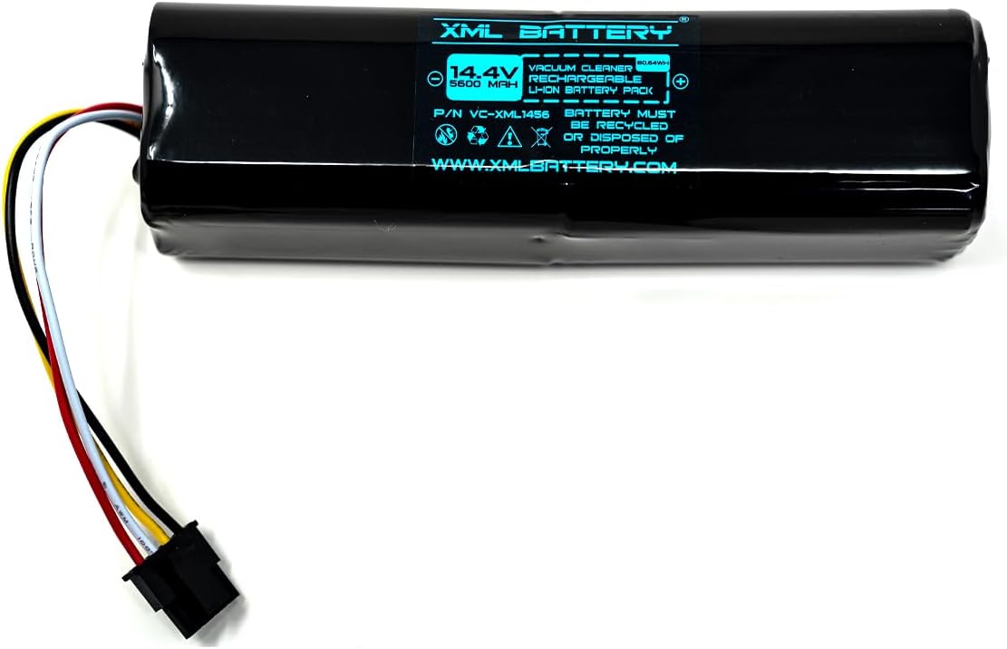 14.4v 5600mAh Rechargeable Lithium-ion Battery Replacement for Vacuum Cleaner