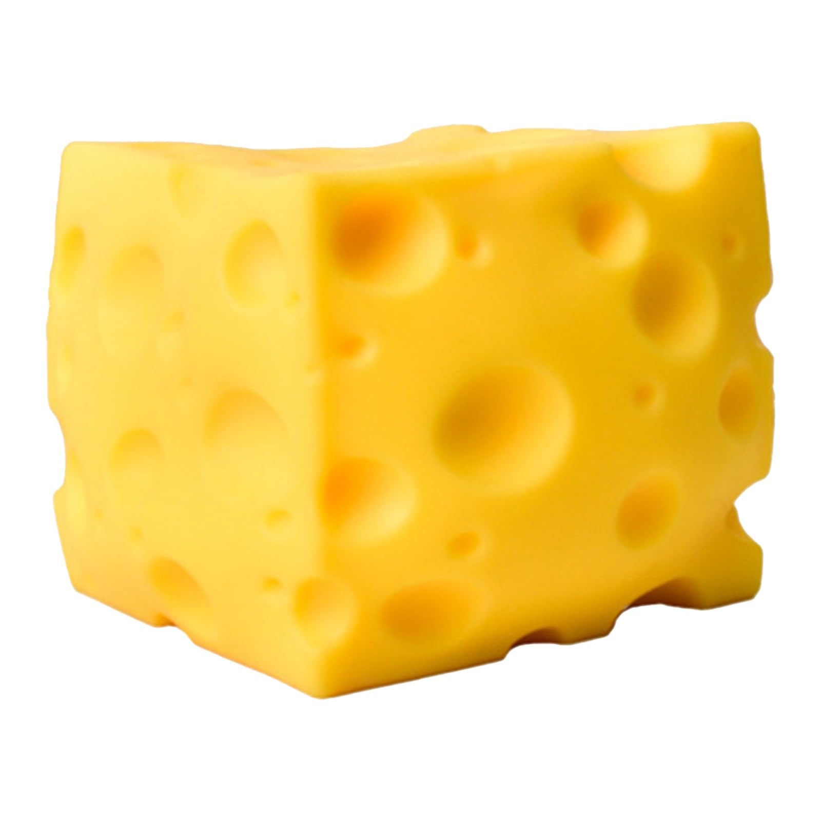Jumbo Cheese Squishy, 10 CM Giant Squishy Toy, Cheese Shape Stress Ball, Realistic Fidget Toys Anxiety Relief Sensory for Adults Kids (A01-Large) — image 1