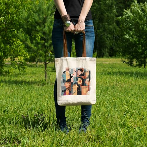 Image of Kaigan Premium Tote Bag Printed Designed Canvas Tote Bags For Women, Ecofriendly Cotton Canvas Bag for Girls Tote bag For Shopping, College, Travel, Handbag For Unisex