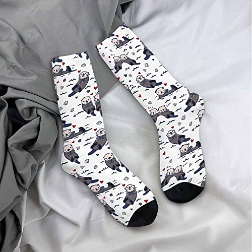Image of Pehede Socks Mens Fun Dress Socks for Women Funny Novelty Crazy Design Socks