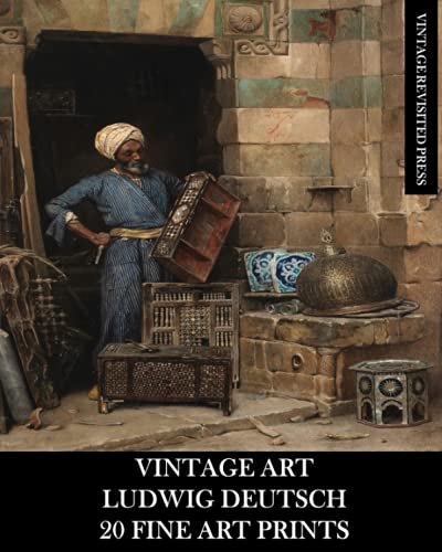 Vintage Art: Ludwig Deutsch 20 Fine Art Print: Ephemera for Framing, Collage, Decoupage and Mixed Media