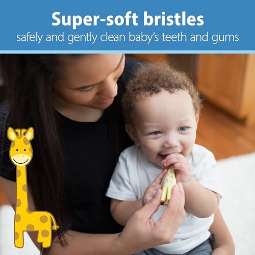 Dr. Brown's Infant-to-Toddler Toothbrush, Giraffe - 1