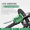 SHIMOST Kit de conversion pour vélo électrique 700C 28" - Moteur avant 36 V 250 W - Avec batterie Li-ion 36 V 15,6 Ah pour roue avant, contrôleur intégré, affichage LCD, capteur PAS #4