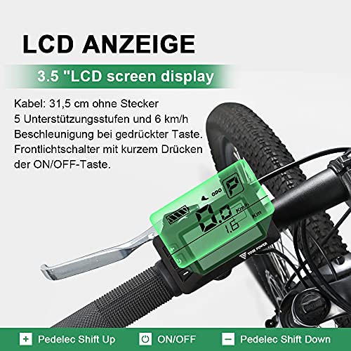 E-Bike Umbausatz SHIMOST 28 Zoll 700C mit Brushless Motor