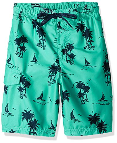 Kanu Surf Boys Echo Quick Dry Upf 50+ Beach Swim Trunks, Harbor Green, 14-16 Us #TOP27