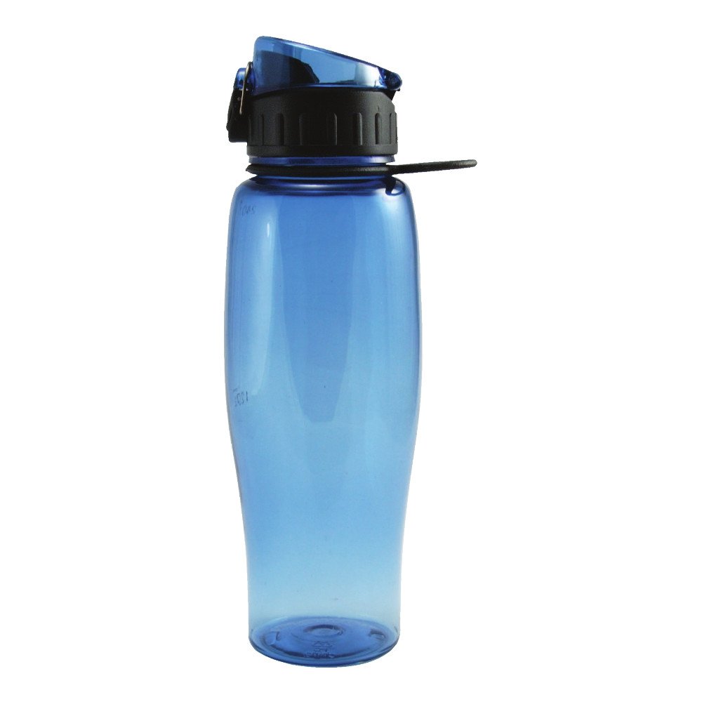 Liquid Logic Quencher: Tritan Bottle with Flip-Top Lid and Carry-Loop, 24 oz., Ice Blue
