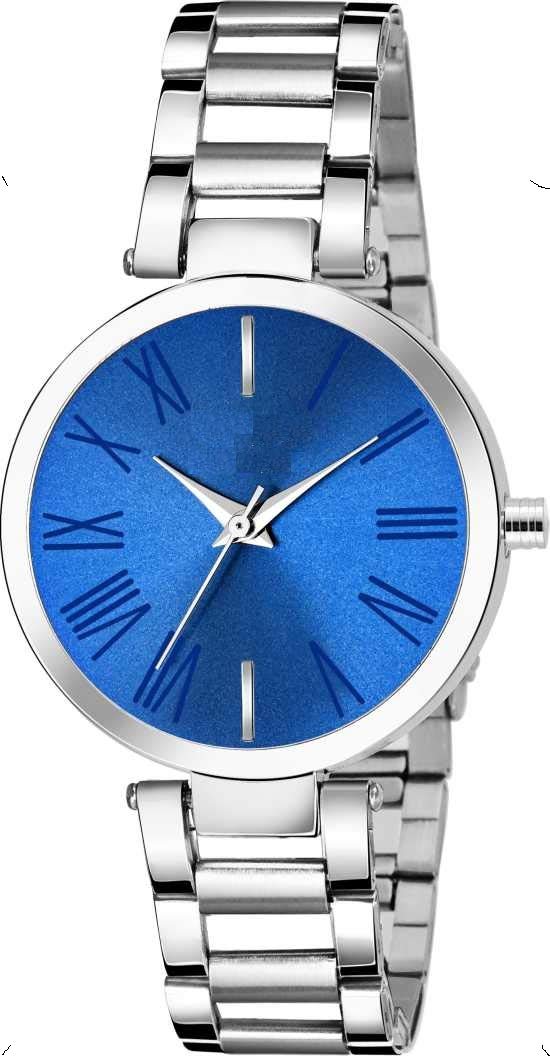 SWISSSOON Casual Blue Dial Silver Metal Belt Analog Watch - for Girls & Women (Blue) (B084YX1RFD) Amazon Price History, Amazon Price Tracker