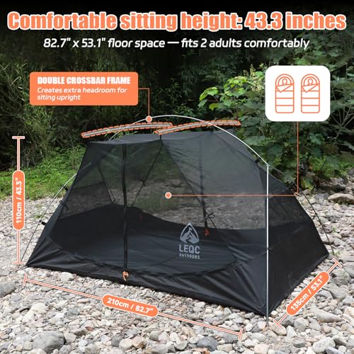 Carpa liviana para 2 personas impermeable 5000mm miniatura 3