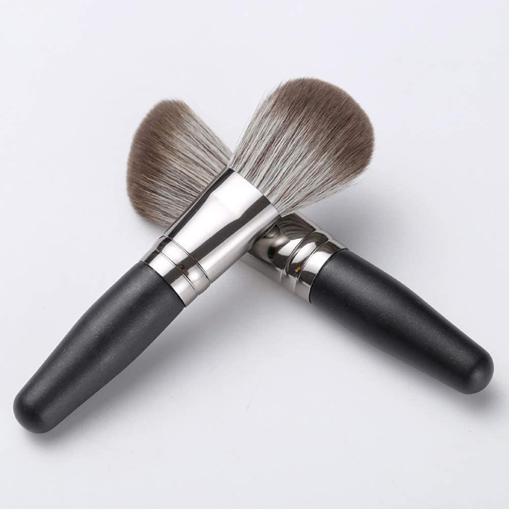 Pennelli for Trucco da Viaggio Set w/Sacchetto, 5 pz. Doppio Kit di pennelli Cosmetici Portatili Portatili a Doppia Chiusura for Fondazione, ombretto, Blush Trucco spazzole
