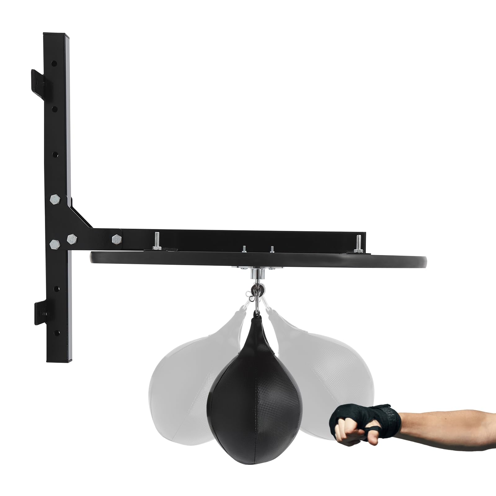 Speedball - Kit de boxe - Hauteur réglable - Montage mural - Pour la boxe, la rapidité et l'entraînement de réaction