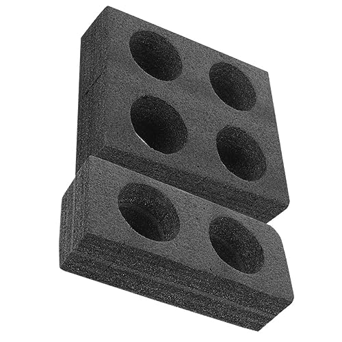 Cabilock 2pcs Drink Cup Holder Takeout Cup Holder To Go Coffee Holder Cold Drinking Trays Beverage Carrier To Go Drink Holder Takeout Cup Tray 4 Cup Carrier Tray Drinks Black Pearl Cotton