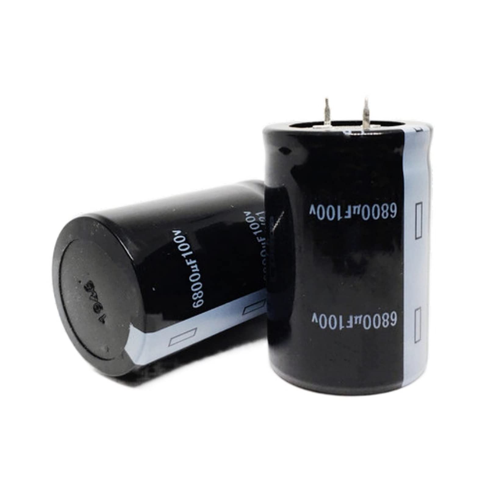 Condensateur électrolytique 100V 6800uF pour réparation d'amplificateur audio défectueux
