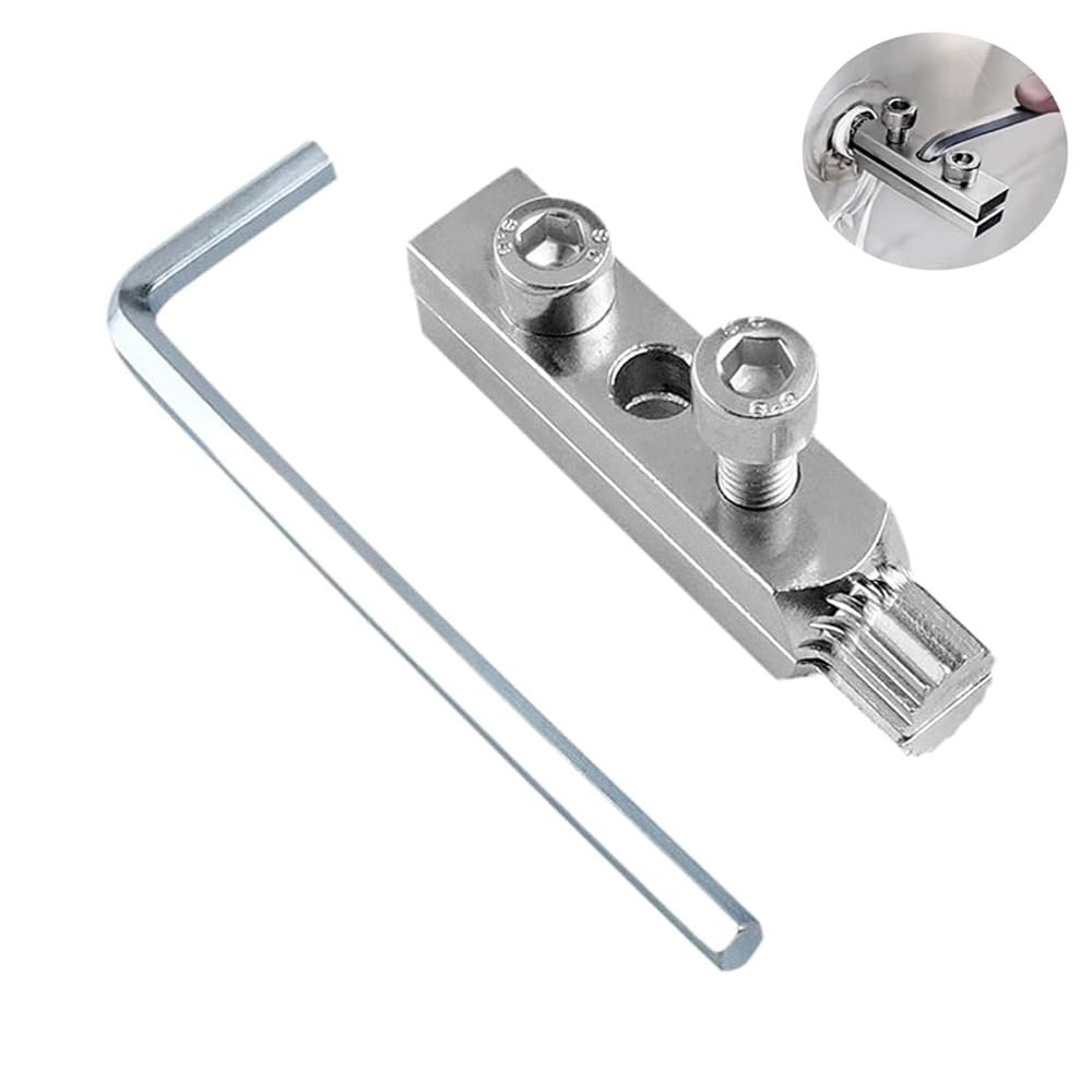 Extractor de Tornillos Rotos y Válvulas Dañadas, Herramienta Profesional para Remover Grifos y Llaves de Agua con Cabezal Quebrado, Juego de Extractores (Tipo1)