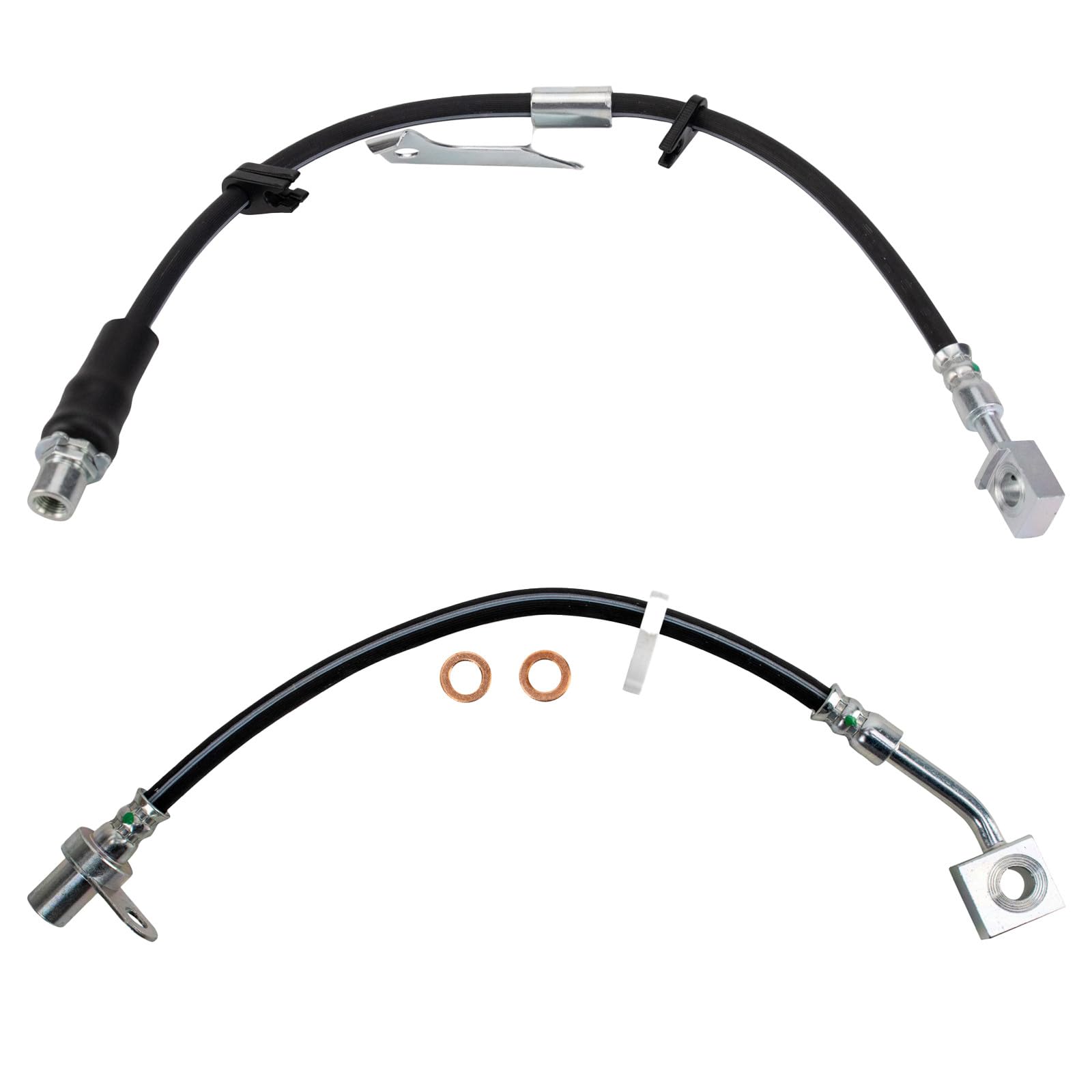 TRQ Front Brake Hose Set
