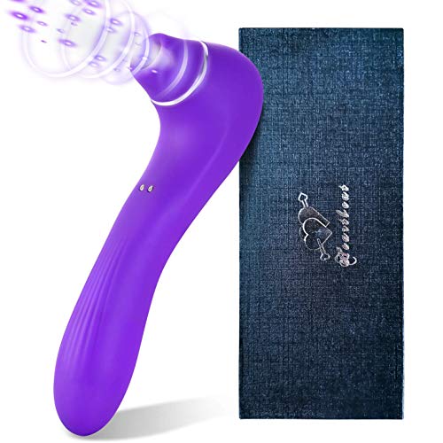 Masajeador Portátil, 10 Modos de Frecuencia, Silicona Suave, Impermeable, Carga USB