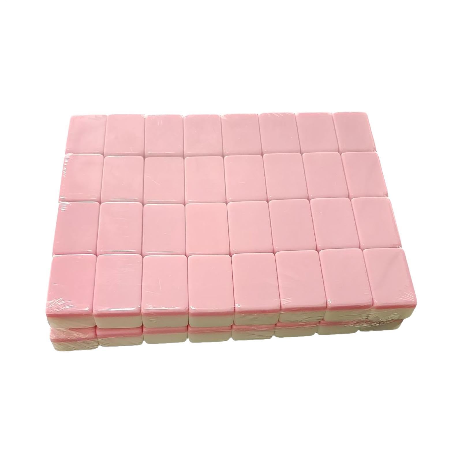 Generico Set di Tessere da Gioco - 64 Pezzi Impilabili e Ordinabili,Kit di Gioco con Mahjong,per Soggiorno Dormitorio Aula Appartamento Festa Bambini Adolescenti Famiglia Compagni di Classe