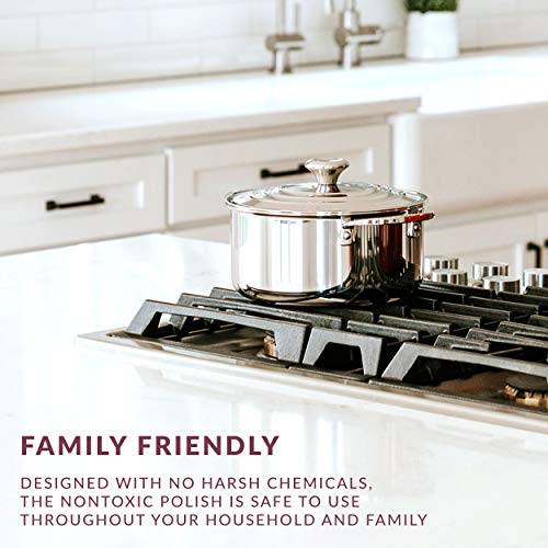 Hope's Premium Home Care, Wax Free Counter Top Polish, 8 oz, 1 Count (Тwo Рack)