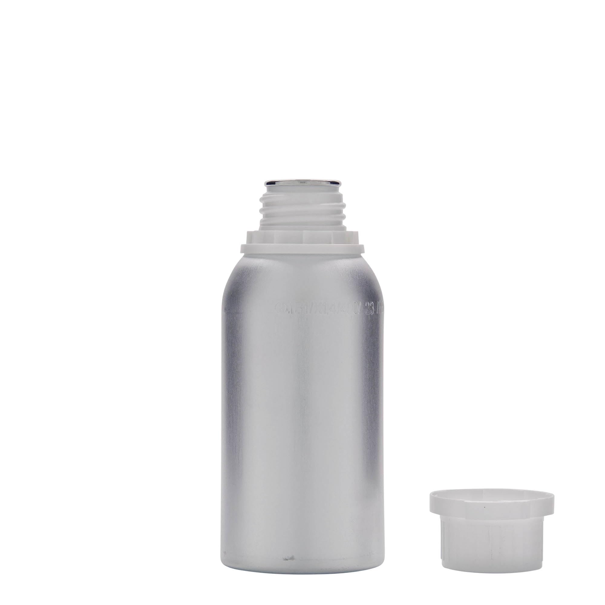 Juego de 24 botellas de aluminio de 275 ml, con tapón de rosca para productos químicos, aceites de laboratorio y líquidos sensibles a la luz